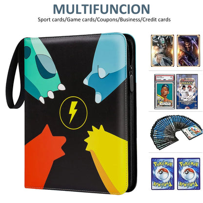 Trading Card Binder,9 Pocket Card Collection Album with 720 Top Loading Pockets,Sturdy Card Folder Holder for Tcg,Mtg,Sport Cards,Game Cards,Yugioh