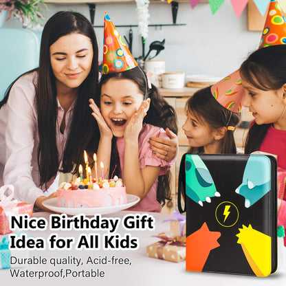 Trading Card Binder,9 Pocket Card Collection Album with 720 Top Loading Pockets,Sturdy Card Folder Holder for Tcg,Mtg,Sport Cards,Game Cards,Yugioh