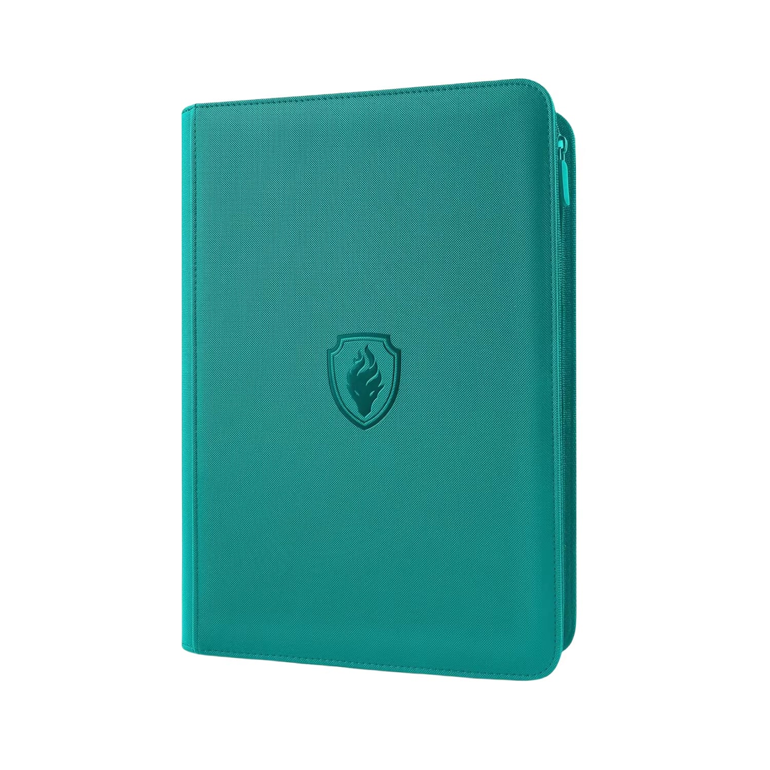 9 Pocket Zipper Card Binder, 360 Trading Card Holder Book, Premium PU Cover Zip Binder for Cards, Durable Side Loading Card