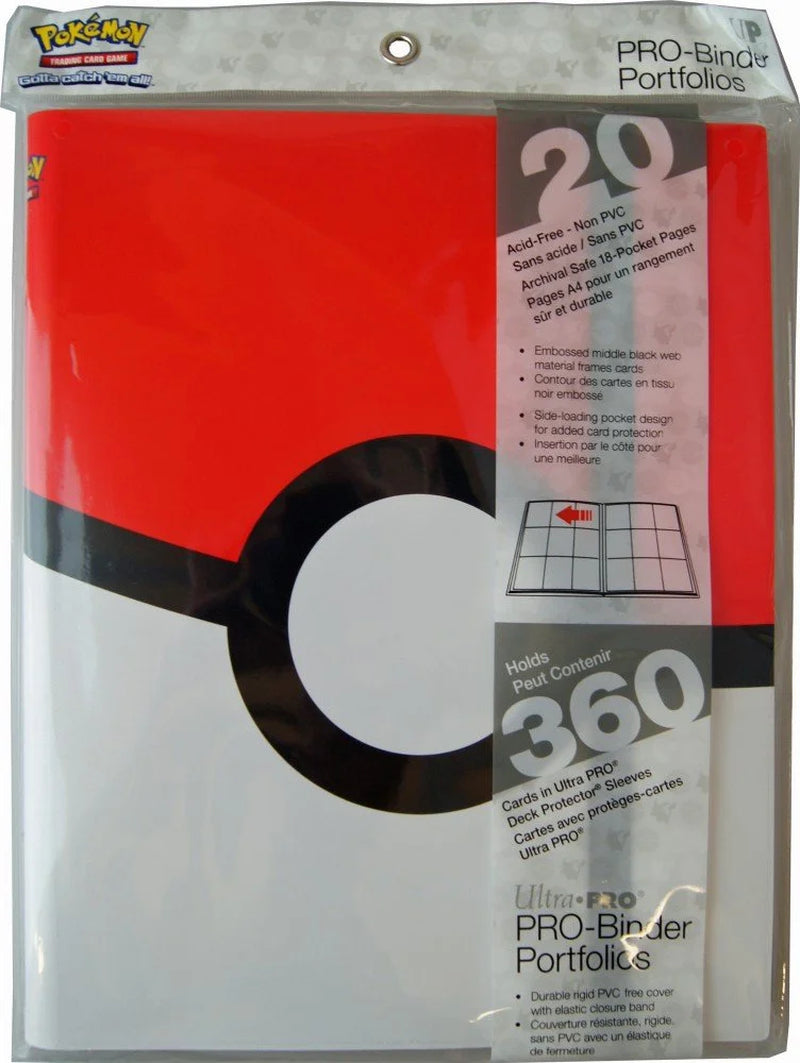 9-Pocket Pokémon Full-View Pro Binder: Poke Ball