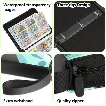 Trading Card Binder,9 Pocket Card Collection Album with 720 Top Loading Pockets,Sturdy Card Folder Holder for Tcg,Mtg,Sport Cards,Game Cards,Yugioh