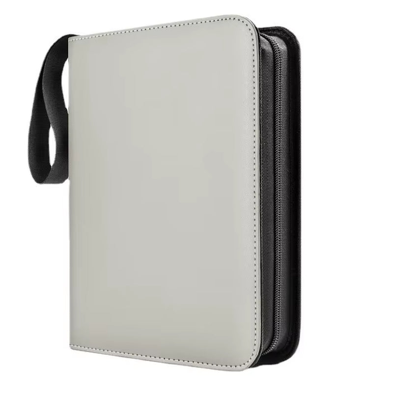 4 Pocket Card Binder, Premium Zip Trading Card Binder, 400 Double Sided Pocket PU Card Collection Binder, Collector Card Album