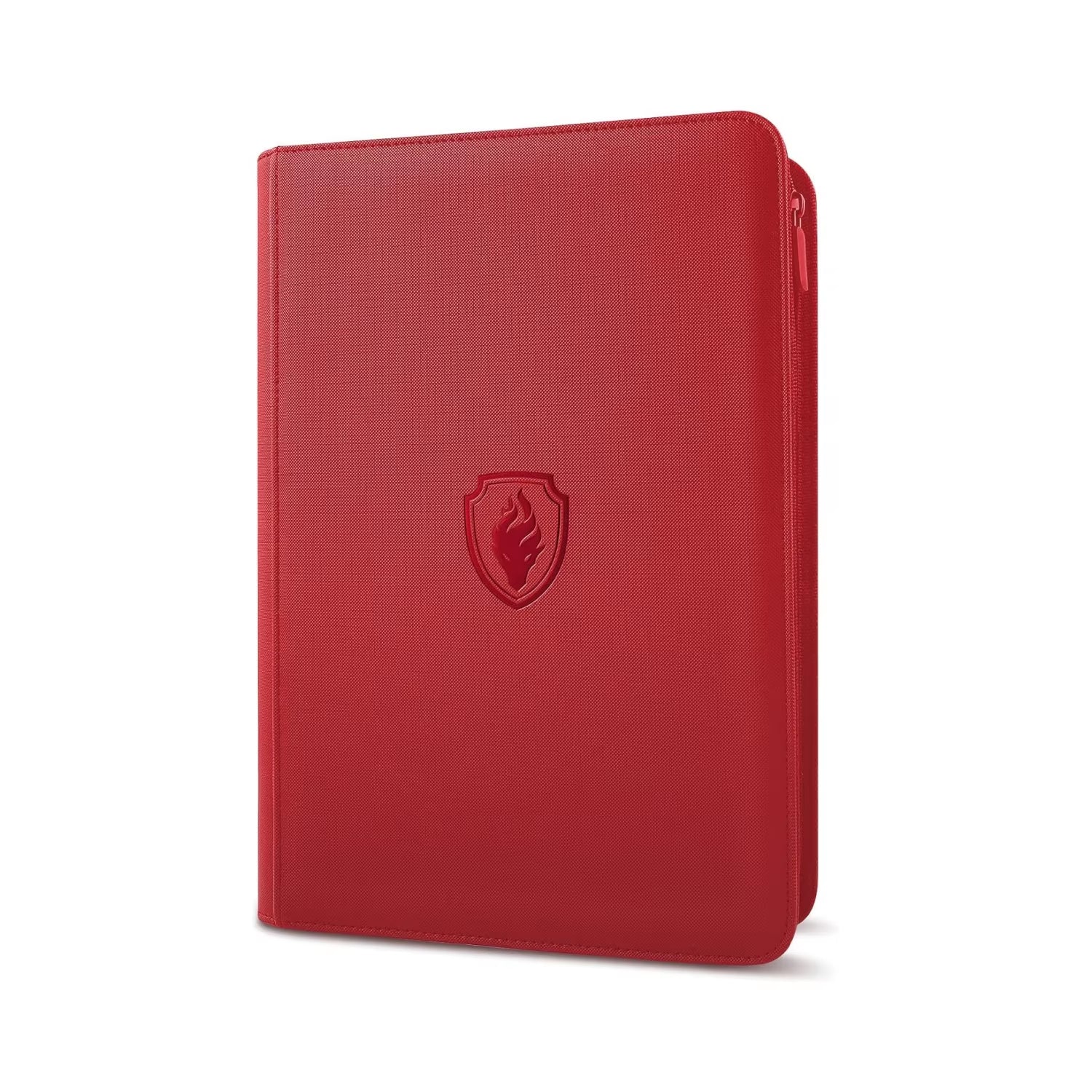 9 Pocket Zipper Card Binder, 360 Trading Card Holder Book, Premium PU Cover Zip Binder for Cards, Durable Side Loading Card